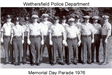Wethersfield Police Department Memorial Day Parade 1976