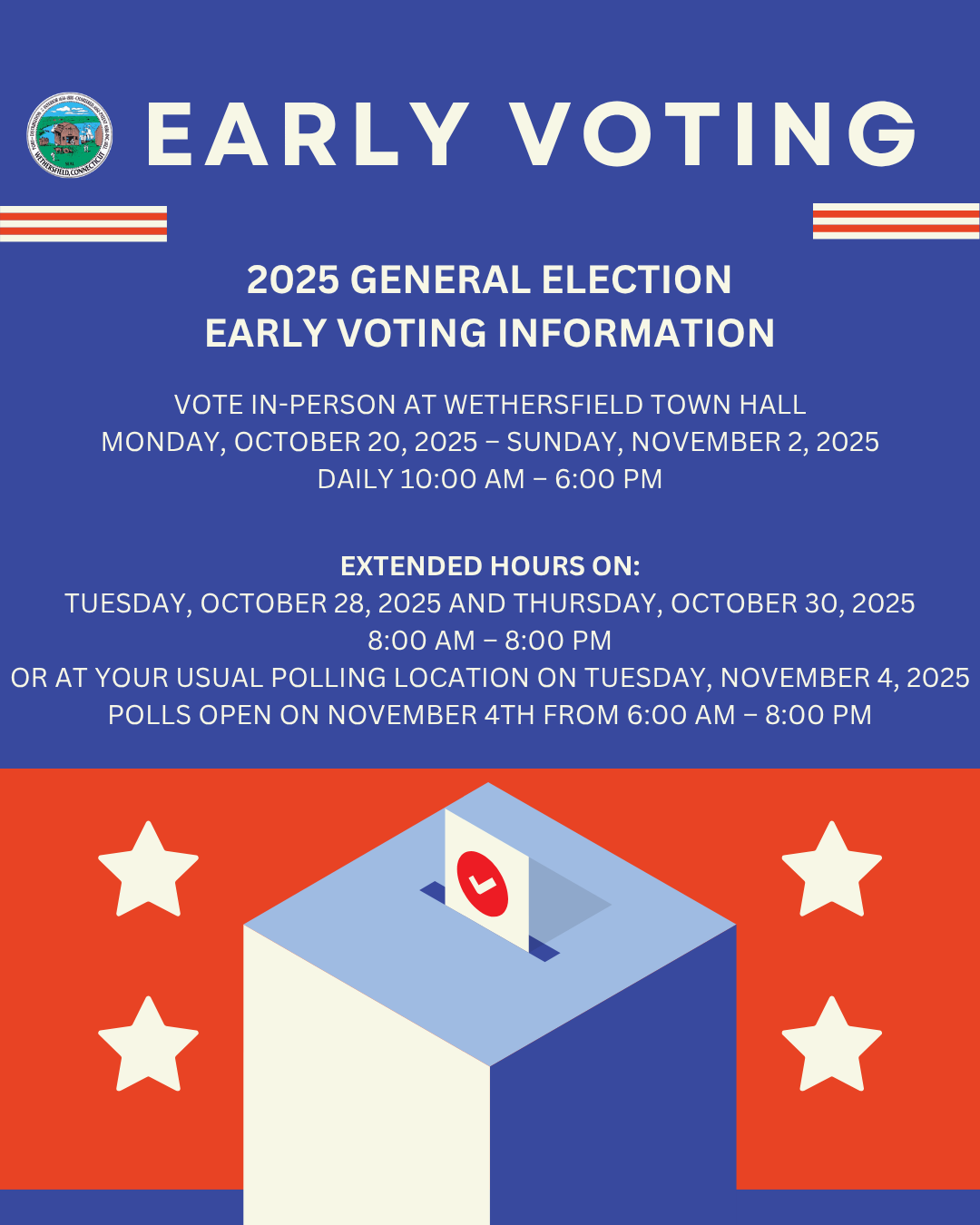 Early Voting Information and Dates