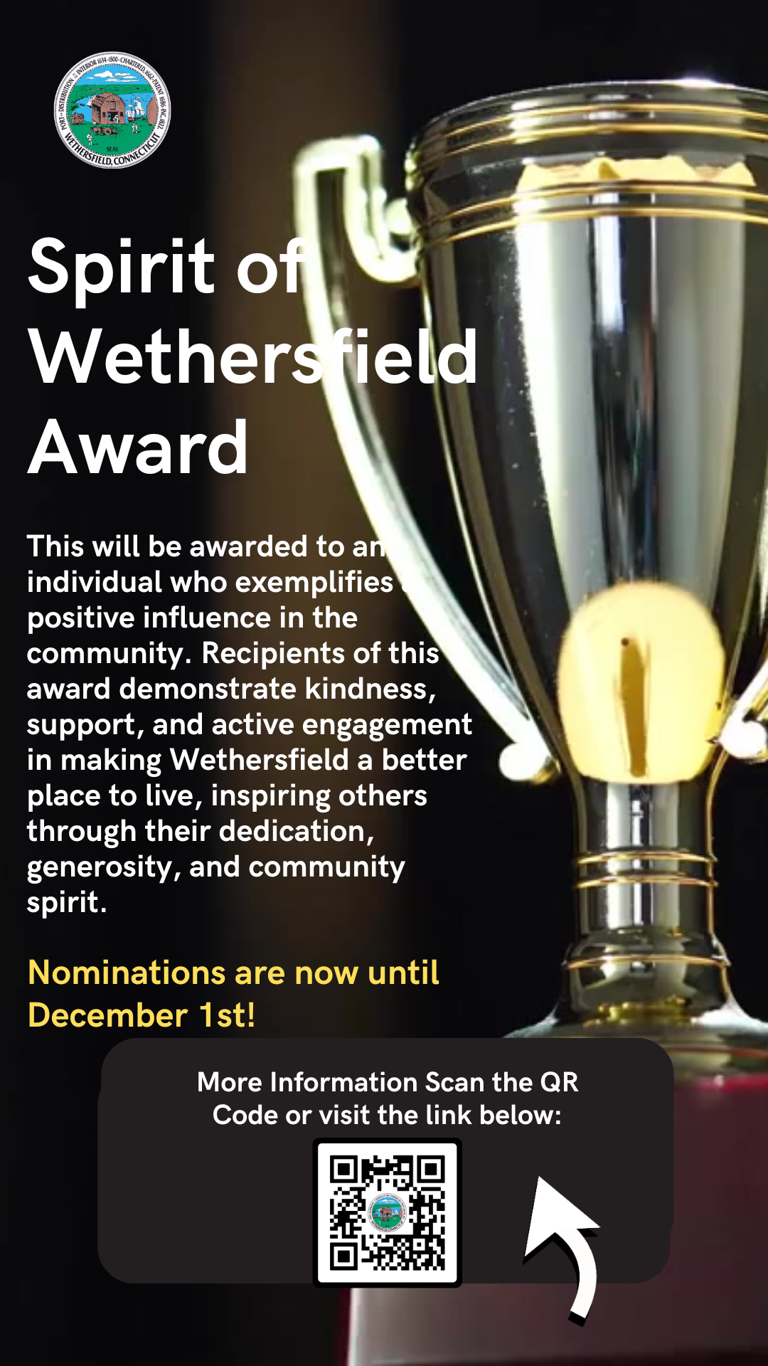 Spirit of Wethersfield Award 2026 Award Nominations