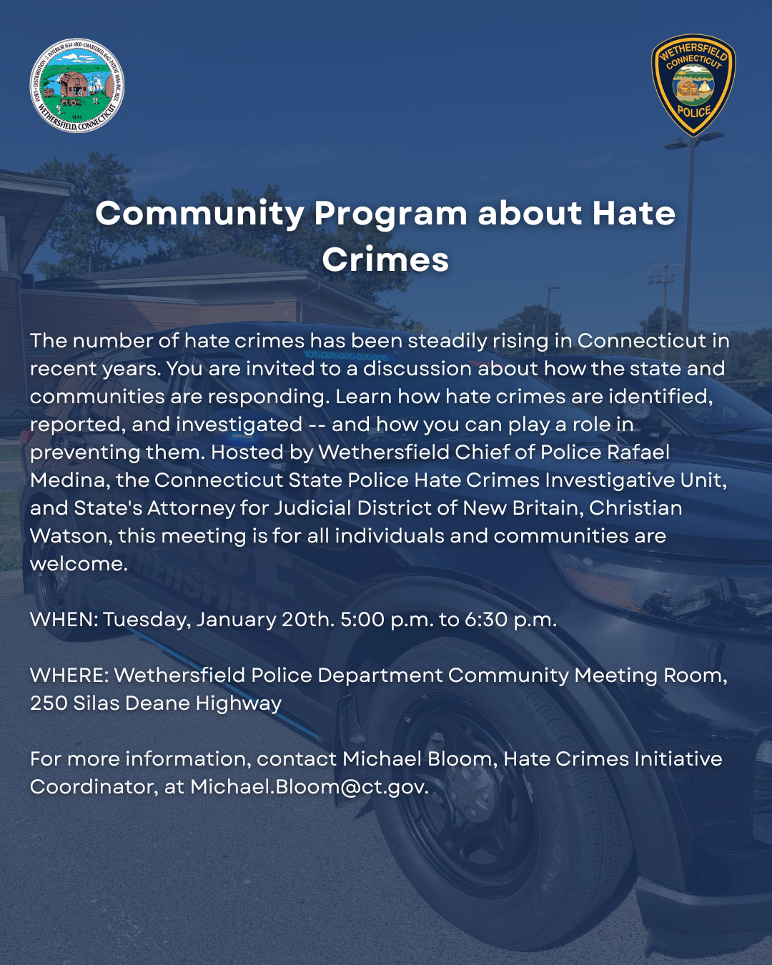 COMMUNITY PROGRAM ABOUT HATE CRIMES