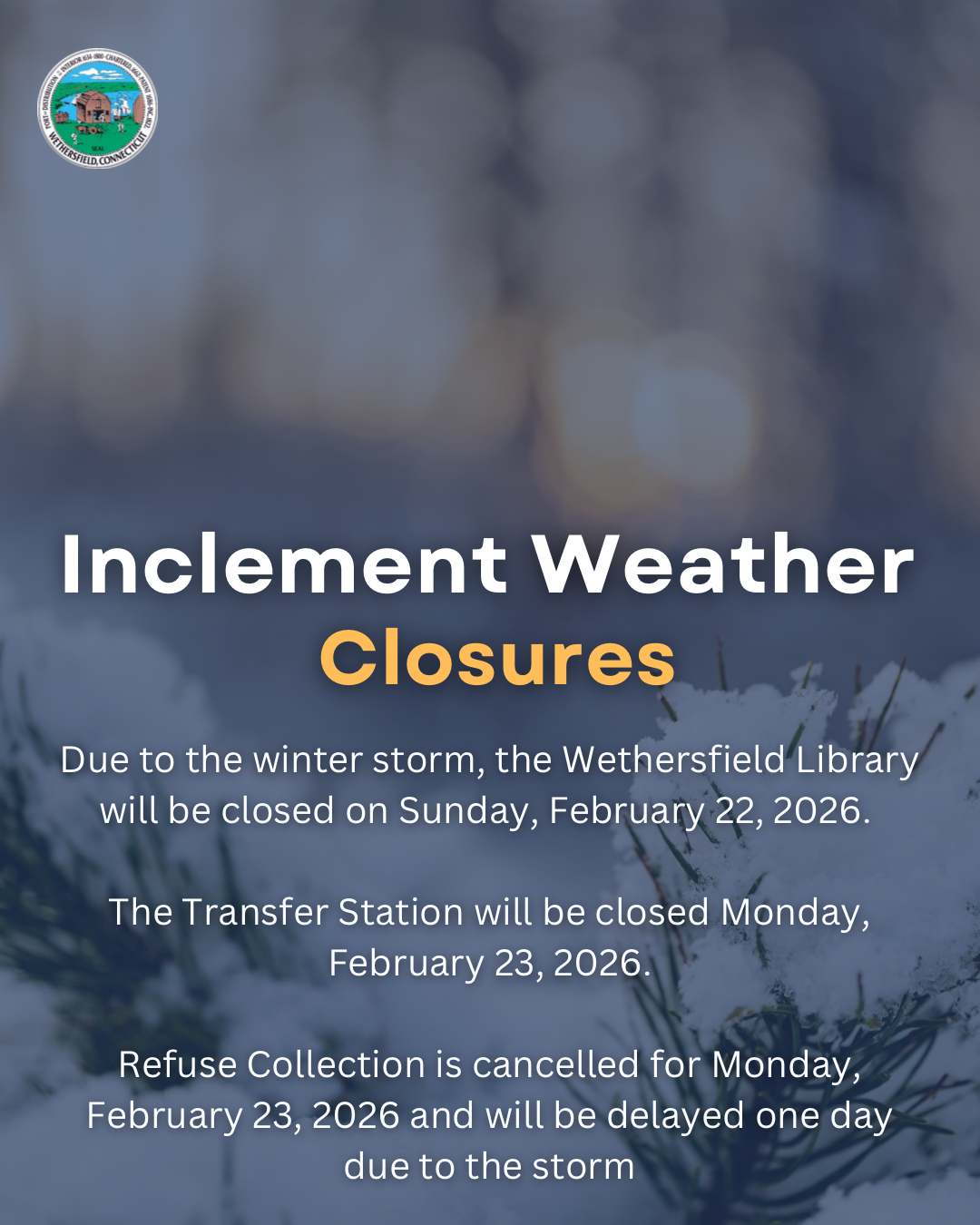 Social media announcement