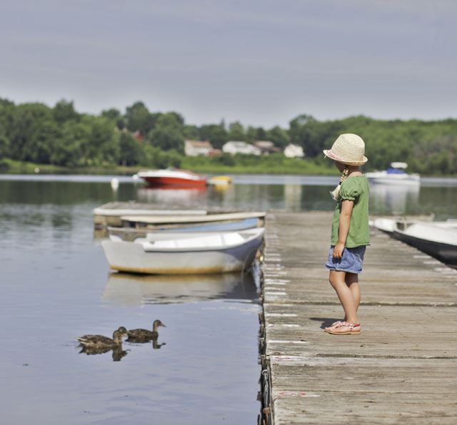 Third Place: Gina Shanley - Child on Dock