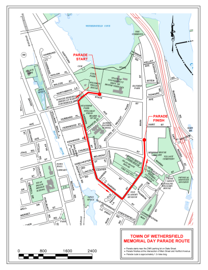 Memorial Day Route Map Small