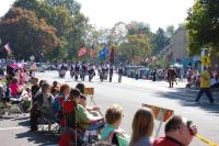 Spectators Along Main Street