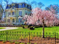 Second Place Ira Dick - Portrait of Silas Robbins House on an Early Spring Day