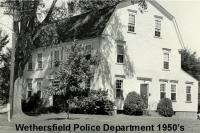 This structure is commonly known as the "Standish House." It is located on Main Street in Old Wethersfield, and is now housing Lucky Lou's Bar and Grill.